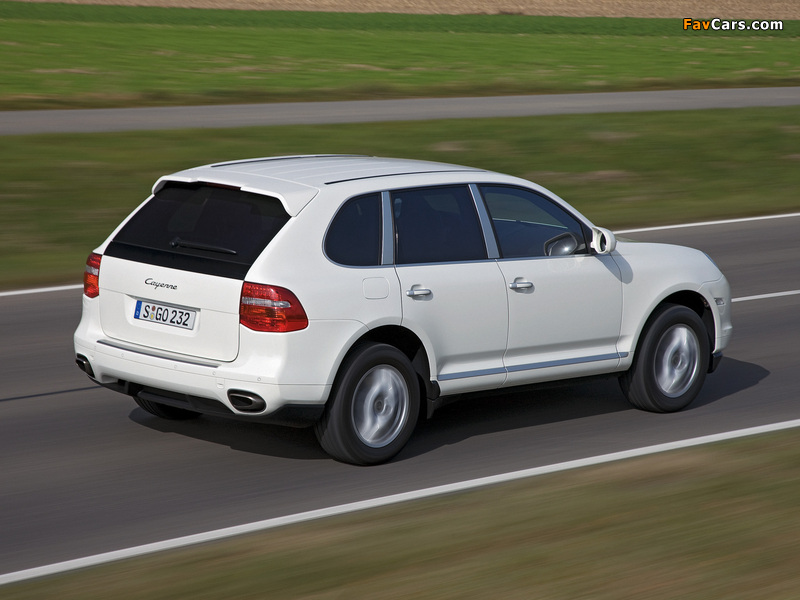 Porsche Cayenne Diesel (957) 2009–10 wallpapers (800 x 600)