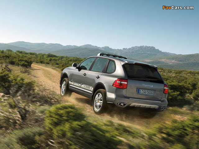 Porsche Cayenne S Transsyberia (957) 2009 wallpapers (640 x 480)