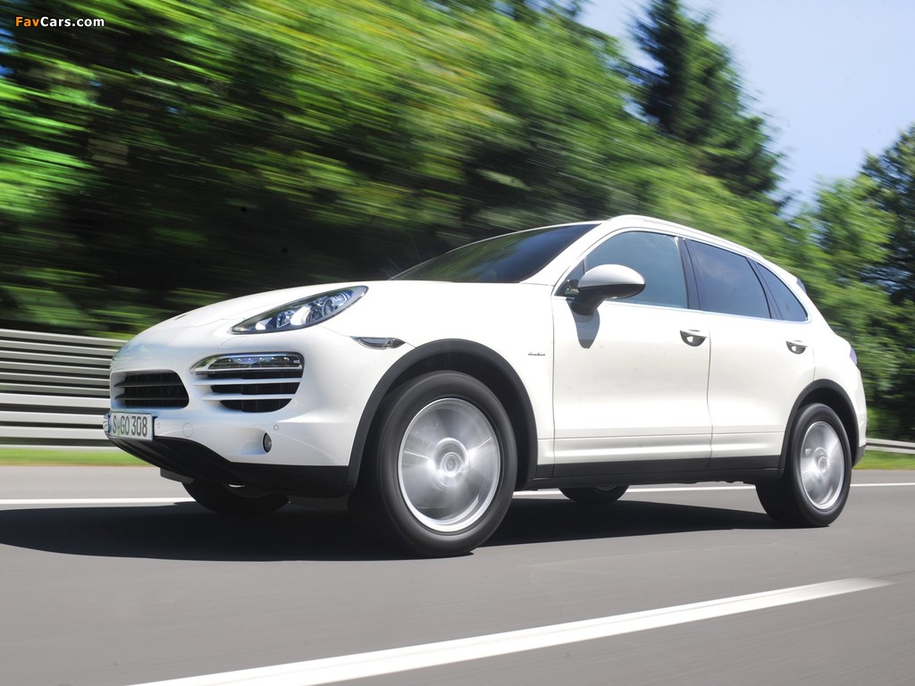 Porsche Cayenne Diesel (958) 2010 wallpapers (1024 x 768)