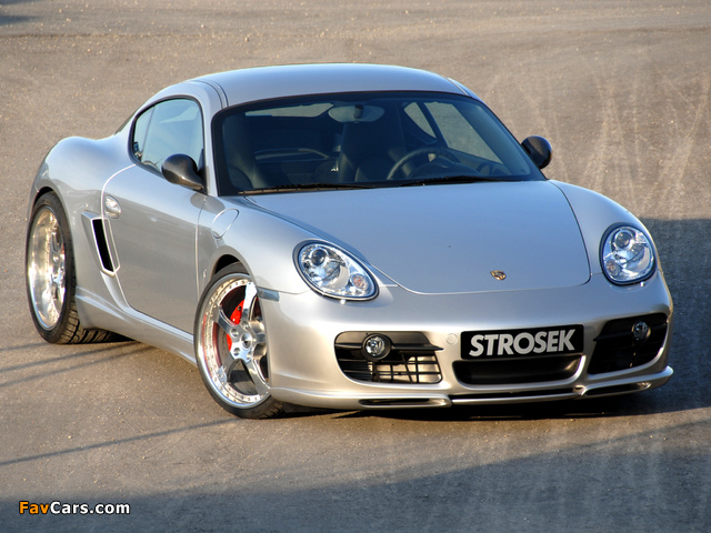 Images of Strosek Porsche Cayman (987C) 2007–08 (640 x 480)