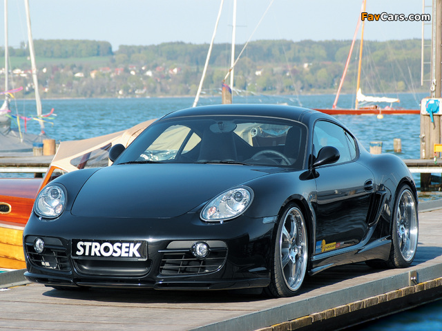 Pictures of Strosek Porsche Cayman (987C) 2007–08 (640 x 480)