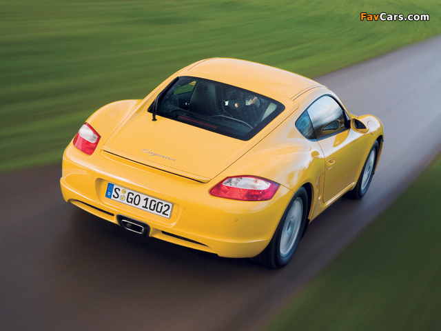 Porsche Cayman (987C) 2006–08 wallpapers (640 x 480)