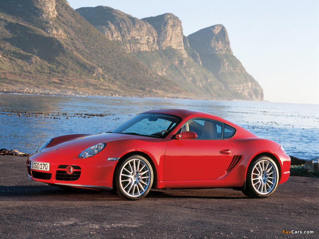 Porsche Cayman S (987C) 2006–08 wallpapers (1024 x 768)