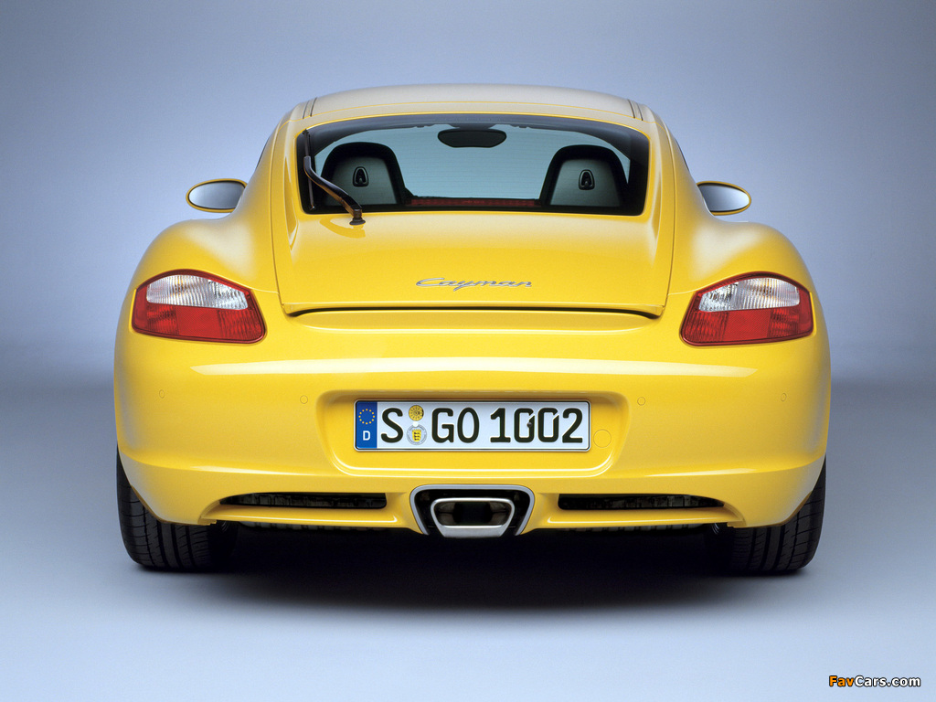 Porsche Cayman (987C) 2006–08 wallpapers (1024 x 768)