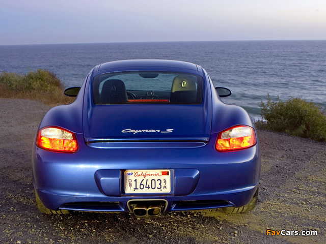 Porsche Cayman S US-spec (987C) 2007–08 pictures (640 x 480)
