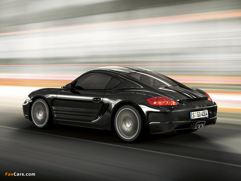 Porsche Cayman S Porsche Design Edition 1 (987C) 2008 wallpapers (800 x 600)