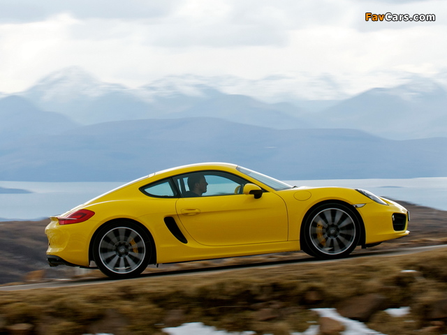 Porsche Cayman S UK-spec (981C) 2013 pictures (640 x 480)