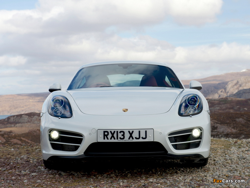 Porsche Cayman UK-spec (981C) 2013 wallpapers (800 x 600)