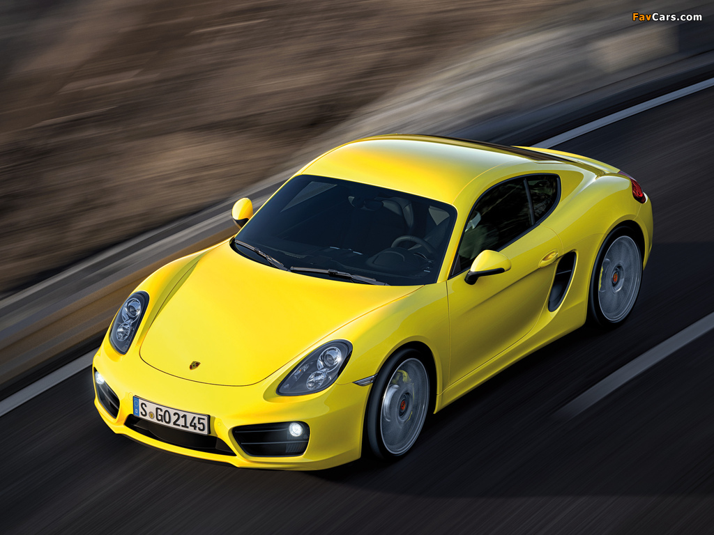 Porsche Cayman S (981C) 2013 wallpapers (1024 x 768)