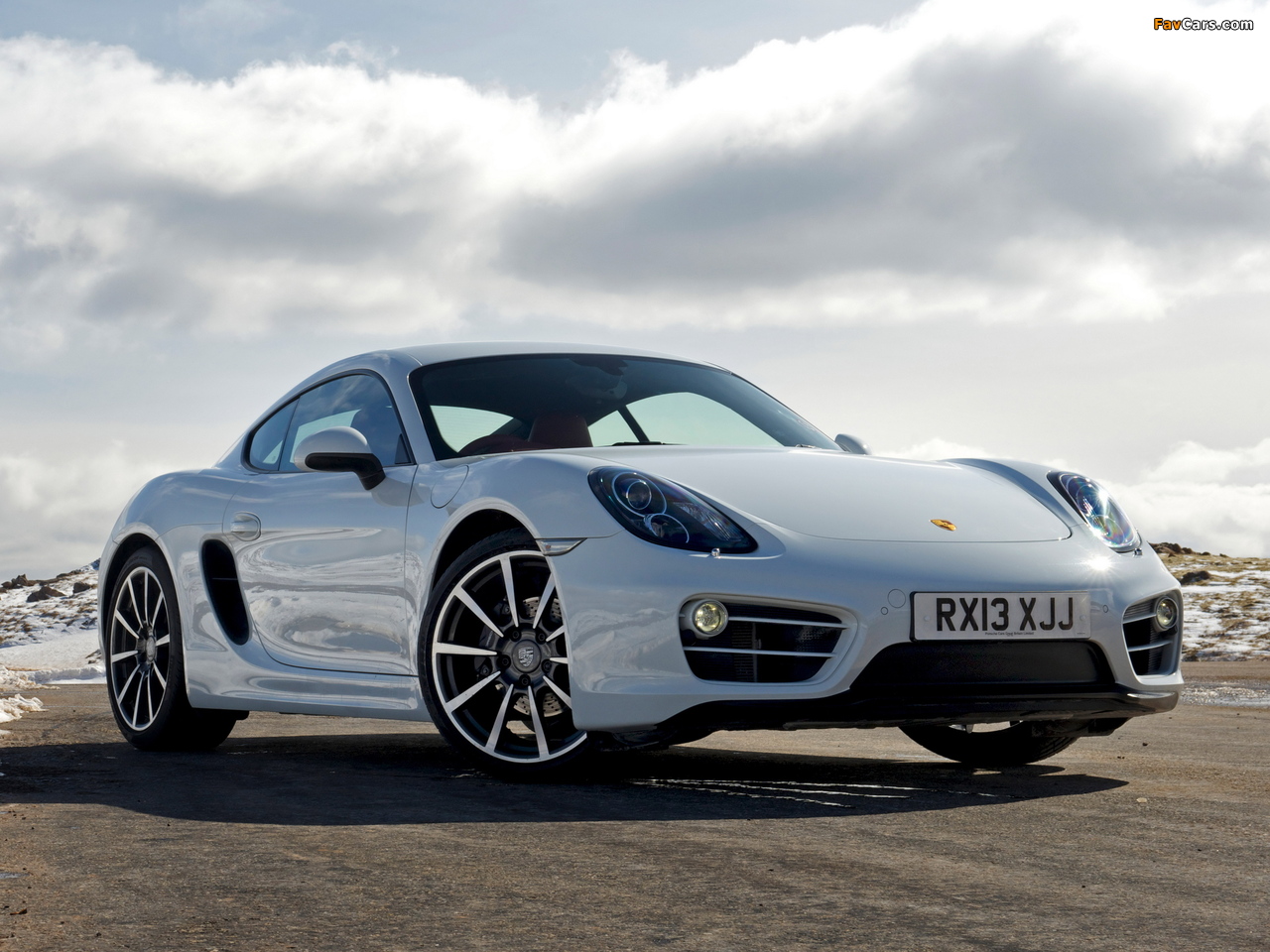 Porsche Cayman UK-spec (981C) 2013 wallpapers (1280 x 960)