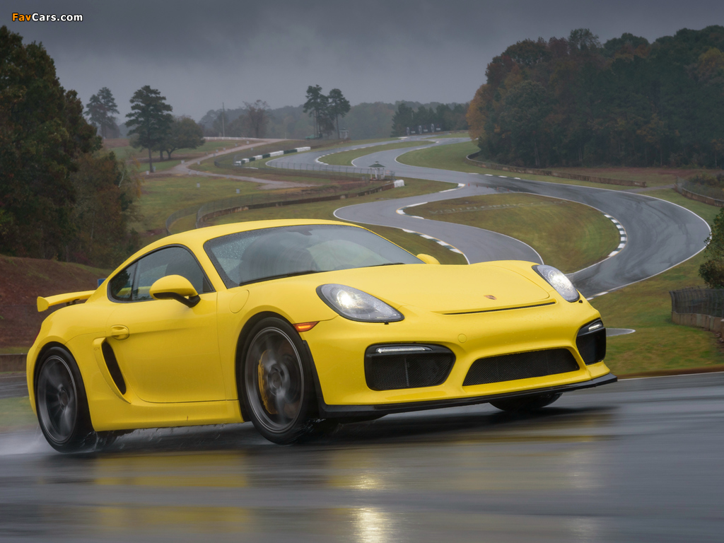 Porsche Cayman GT4 US-spec (981C) 2015 images (1024 x 768)