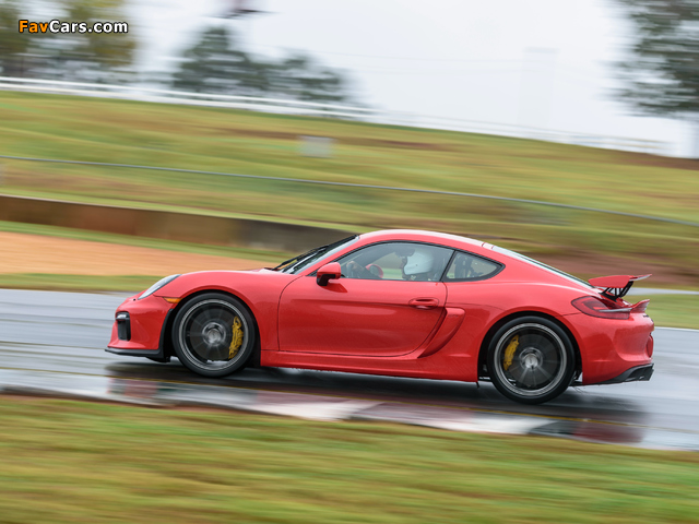 Porsche Cayman GT4 US-spec (981C) 2015 photos (640 x 480)