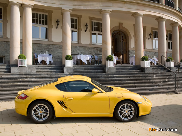 Porsche Cayman (987C) 2006–08 wallpapers (640 x 480)