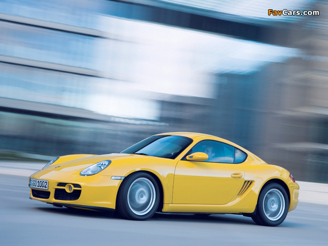 Porsche Cayman (987C) 2006–08 wallpapers (640 x 480)