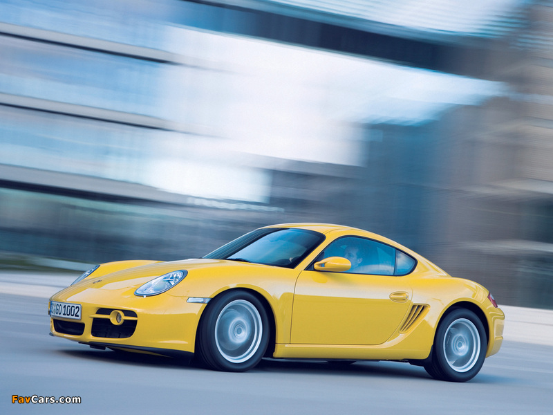 Porsche Cayman (987C) 2006–08 wallpapers (800 x 600)