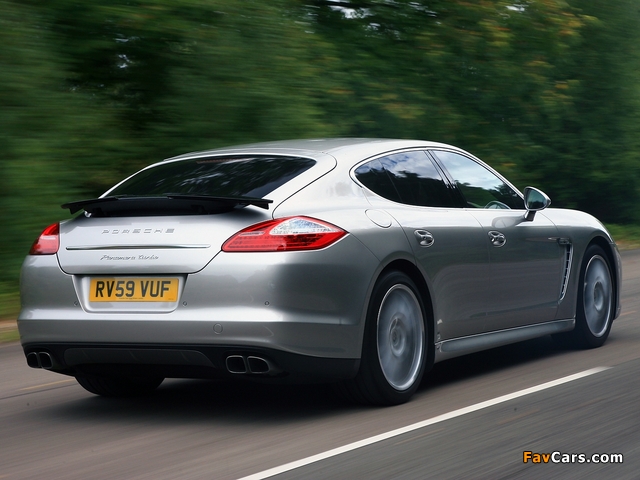 Photos of Porsche Panamera Turbo UK-spec (970) 2009–13 (640 x 480)