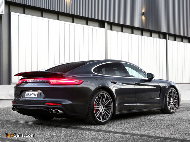 Pictures of Porsche Panamera Turbo AU-spec (971) 2017 (640 x 480)