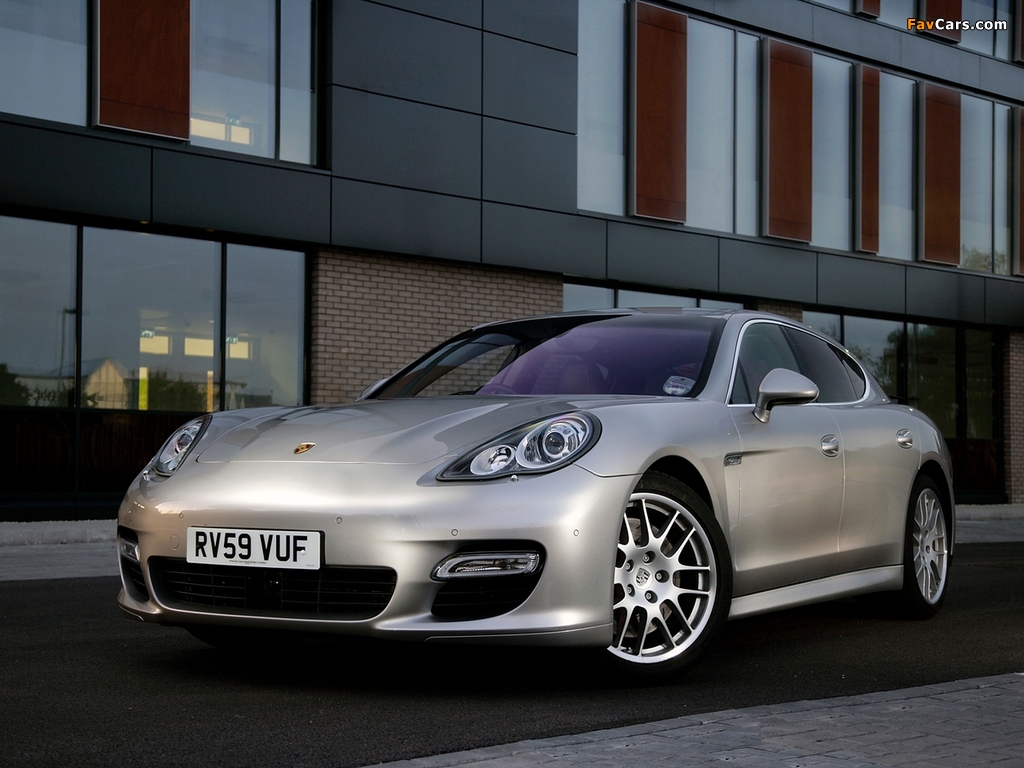 Porsche Panamera Turbo UK-spec (970) 2009–13 photos (1024 x 768)