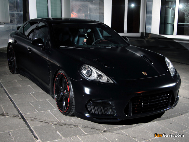 Anderson Germany Porsche Panamera Black Edition (970) 2010 wallpapers (640 x 480)