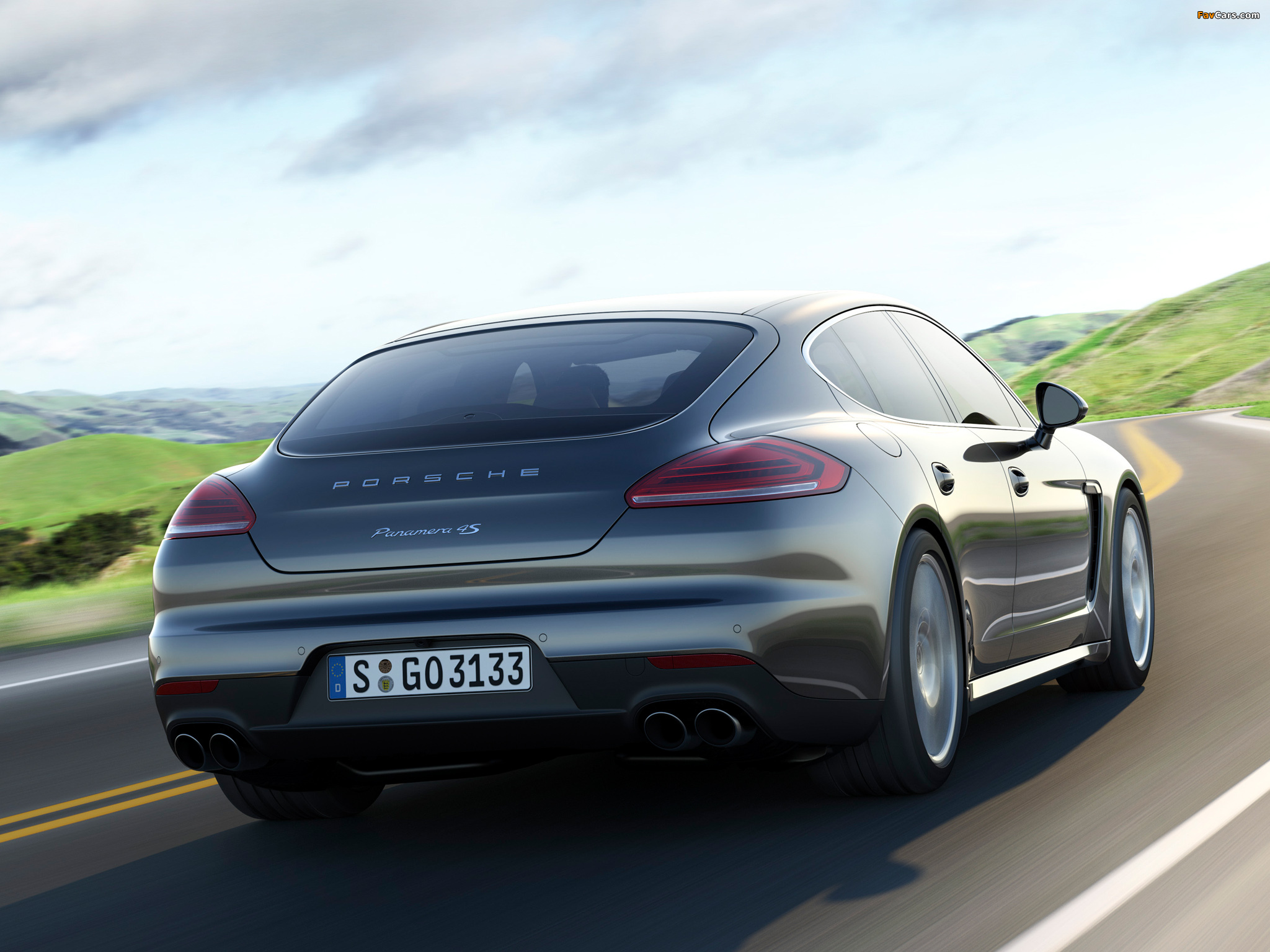 Porsche Panamera 4S (970) 2013 pictures (2048 x 1536)