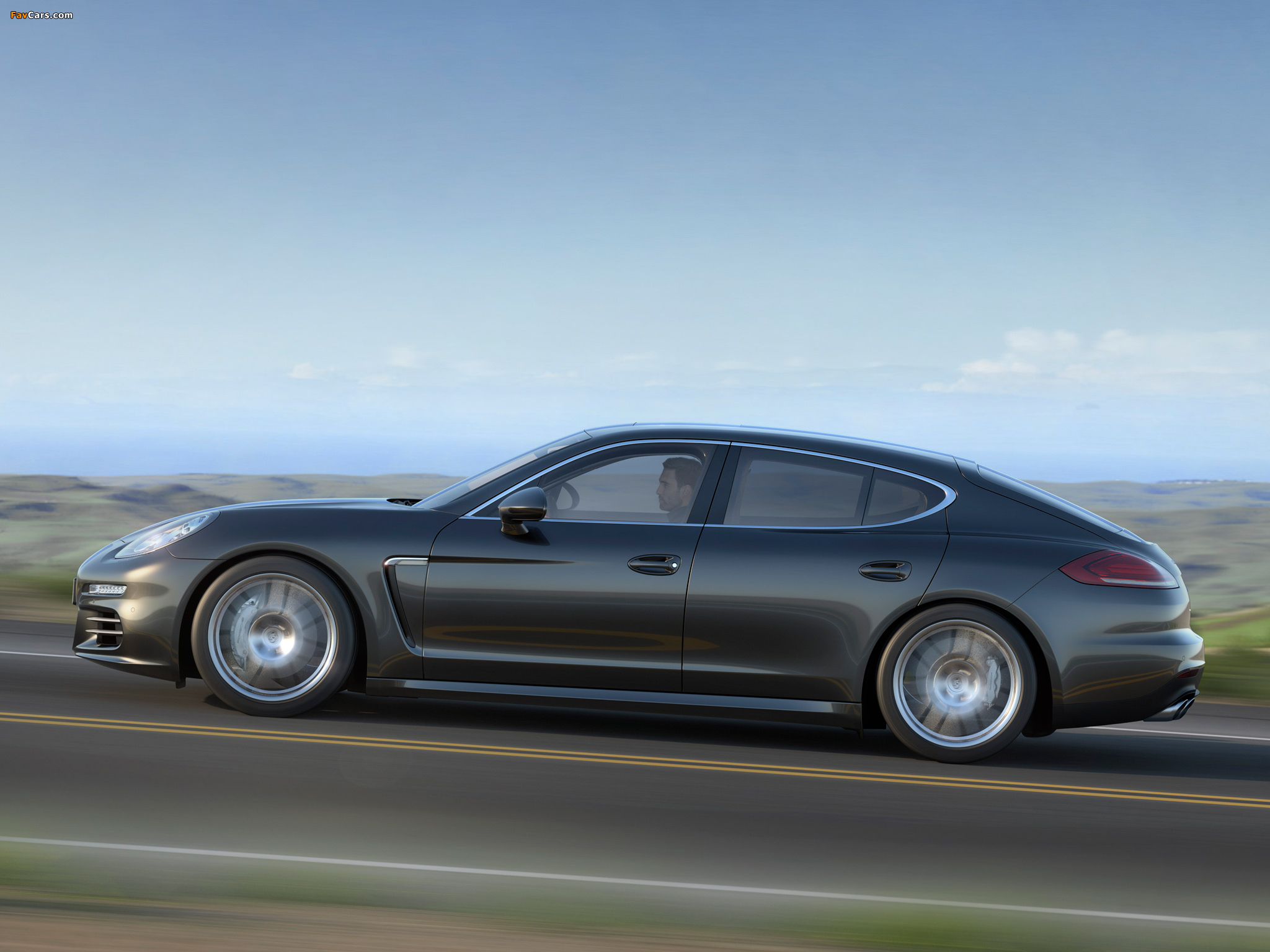 Porsche Panamera 4S (970) 2013 pictures (2048 x 1536)