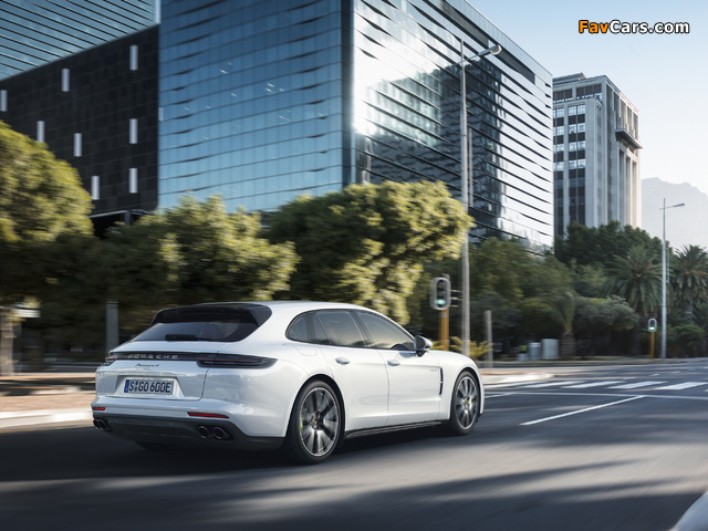 Porsche Panamera 4 E-Hybrid Sport Turismo (971) 2017 wallpapers (640 x 480)