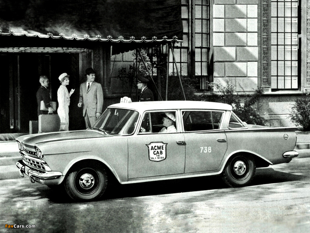 Rambler Deluxe 4-door Sedan Taxi 1960 photos (1024 x 768)