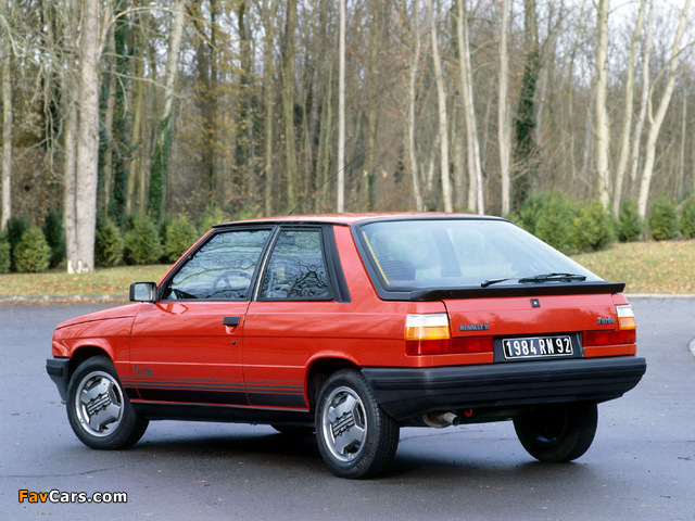Pictures of Renault 11 Turbo 1981–86 (640 x 480)
