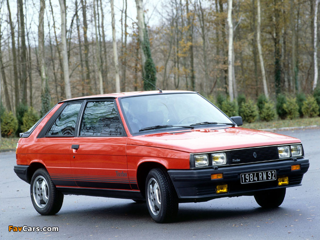 Renault 11 Turbo 1981–86 pictures (640 x 480)