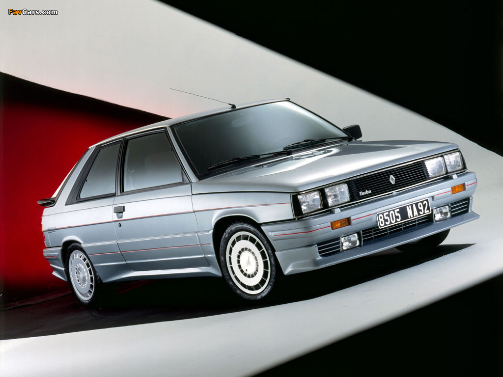 Zender Renault 11 Turbo 1985–86 wallpapers (1024 x 768)