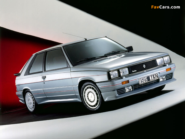 Zender Renault 11 Turbo 1985–86 wallpapers (640 x 480)