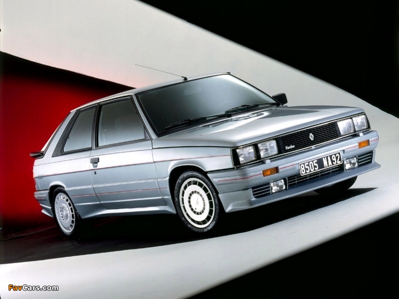 Zender Renault 11 Turbo 1985–86 wallpapers (800 x 600)