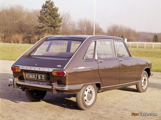 Pictures of Renault 16 TS 1968–71 (640 x 480)