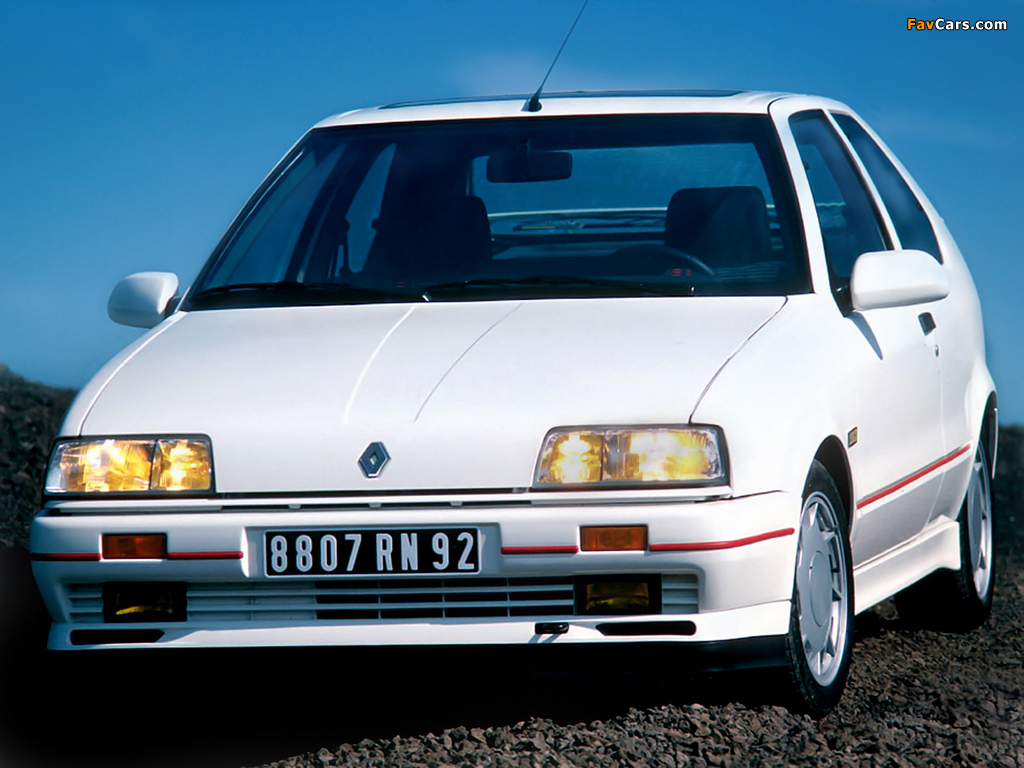 Images of Renault 19 16V 3-door 1988–92 (1024 x 768)
