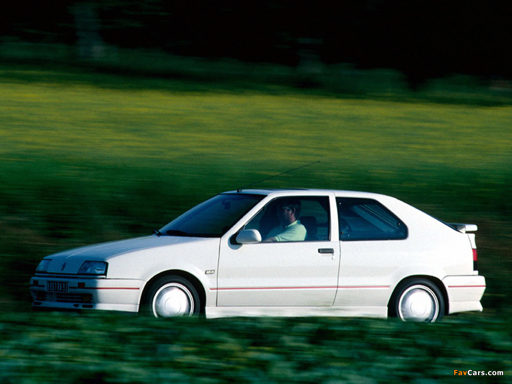 Photos of Renault 19 16V 3-door 1988–92 (1024 x 768)