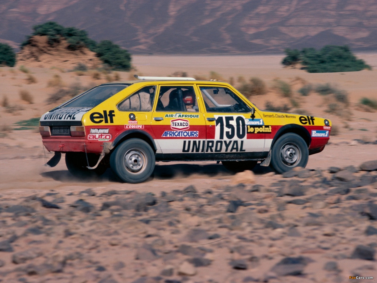 Renault 20 Turbo 4x4 Paris-Dakar 1982 pictures (1600 x 1200)