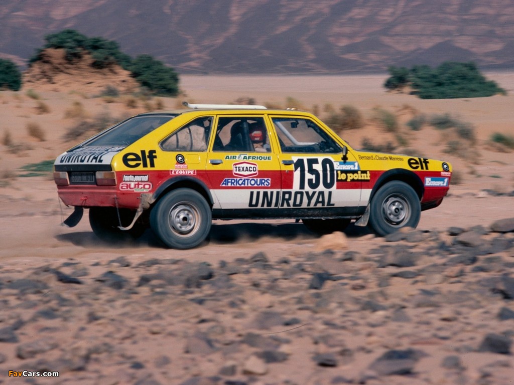 Renault 20 Turbo 4x4 Paris-Dakar 1982 pictures (1024 x 768)