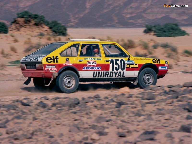 Renault 20 Turbo 4x4 Paris-Dakar 1982 pictures (800 x 600)
