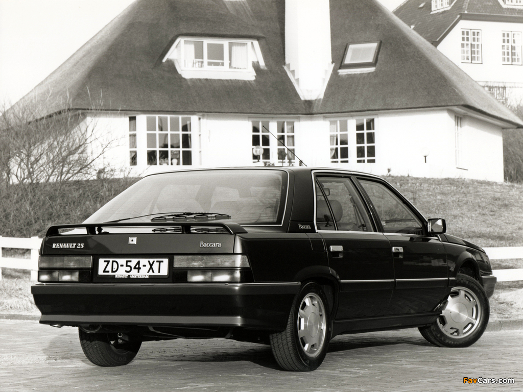 Renault 25 Baccara 1988–92 wallpapers (1024 x 768)