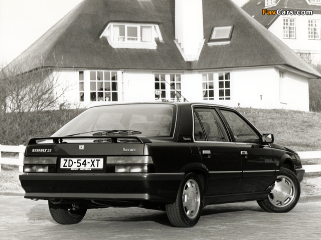 Renault 25 Baccara 1988–92 wallpapers (640 x 480)