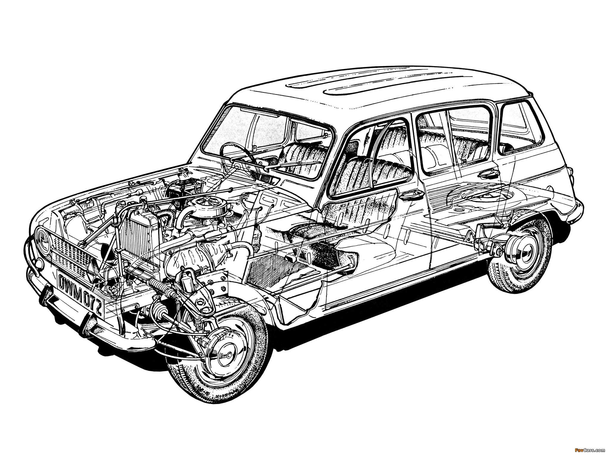 Renault 4 1967–74 wallpapers (2048 x 1536)