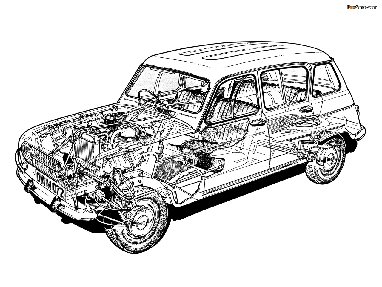 Renault 4 1967–74 wallpapers (1280 x 960)