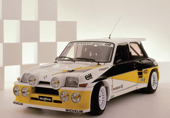 Photos of Renault Maxi 5 Turbo Prototype 1984