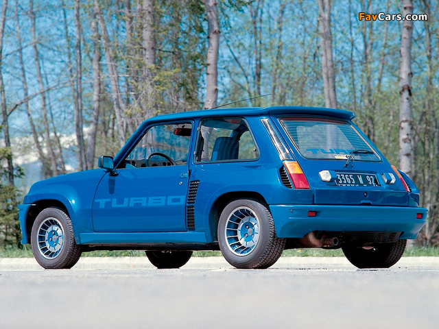 Pictures of Renault 5 Turbo 1980–82 (640 x 480)