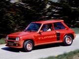 Renault 5 Turbo 1980–82 images