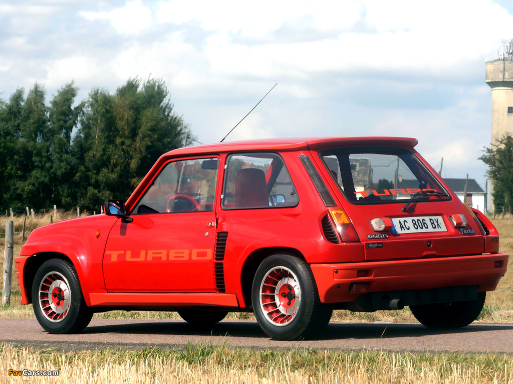 Renault 5 Turbo 1980–82 photos (1024 x 768)