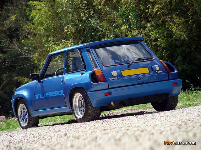 Renault 5 Turbo 1980–82 photos (640 x 480)
