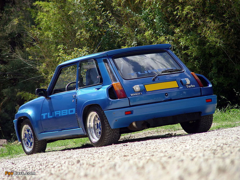 Renault 5 Turbo 1980–82 photos (800 x 600)