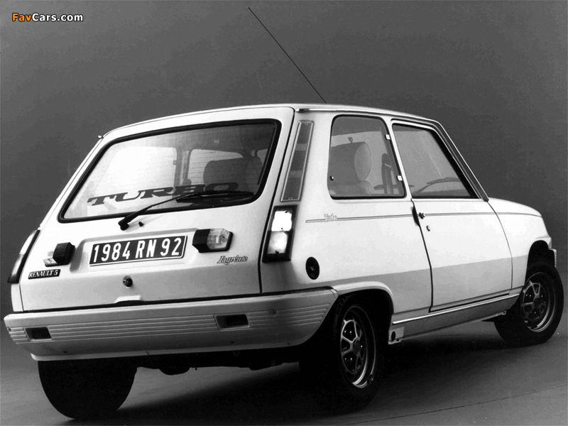Renault 5 Lauréate Turbo 1984 images (800 x 600)