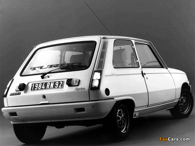 Renault 5 Lauréate Turbo 1984 images (640 x 480)